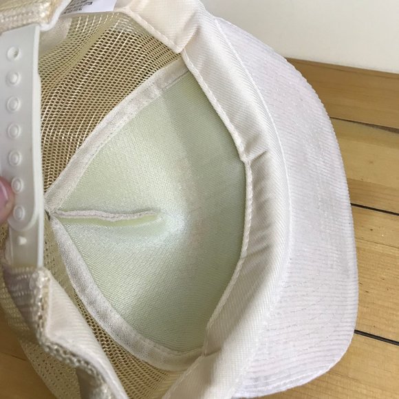 Molson Lite Logo Corduroy Mesh Back Trucker Hat Vintage Snapback Cap - Picture 5 of 7